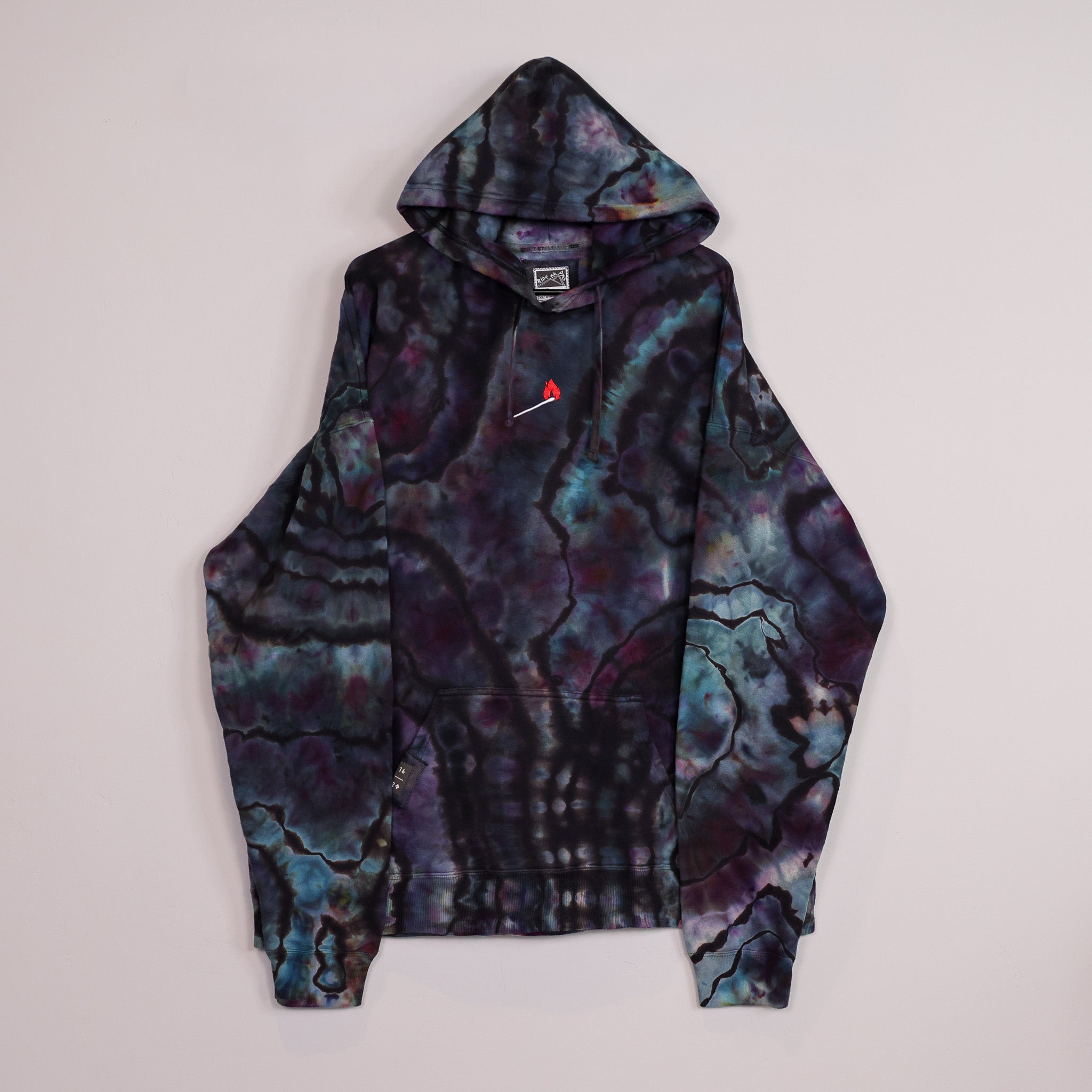 16/20 BLACK ICE - Ride Me Dyes Hoodie (XL)