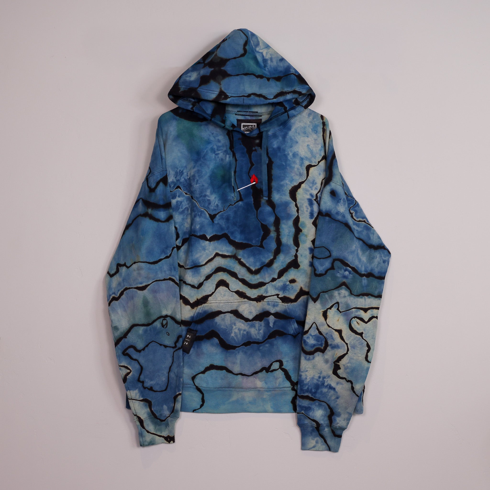 6/20 POLAR VORTEX - Ride Me Dyes Hoodie (L)