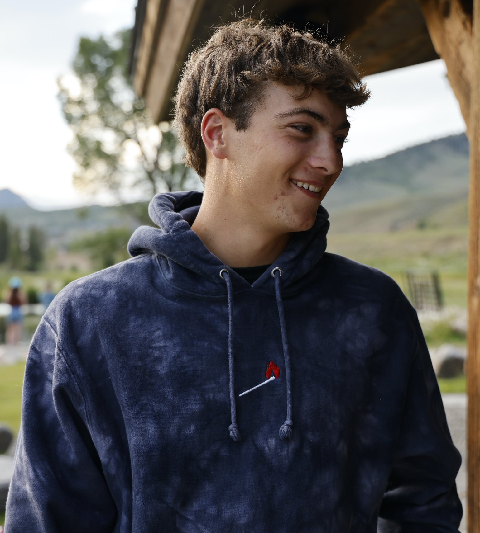 Light It Up - Champion tie-dye hoodie