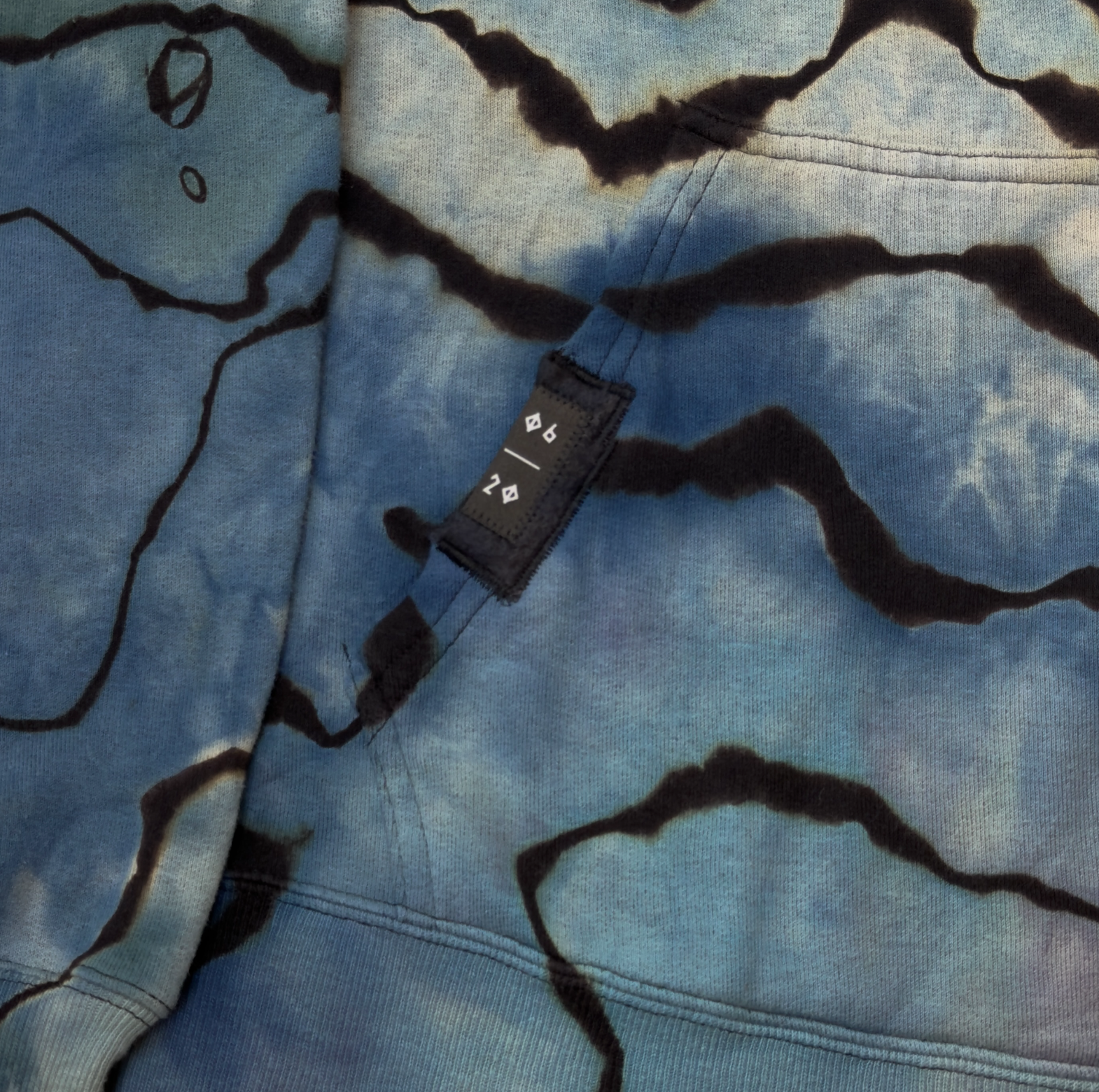 6/20 POLAR VORTEX - Ride Me Dyes Hoodie (L)