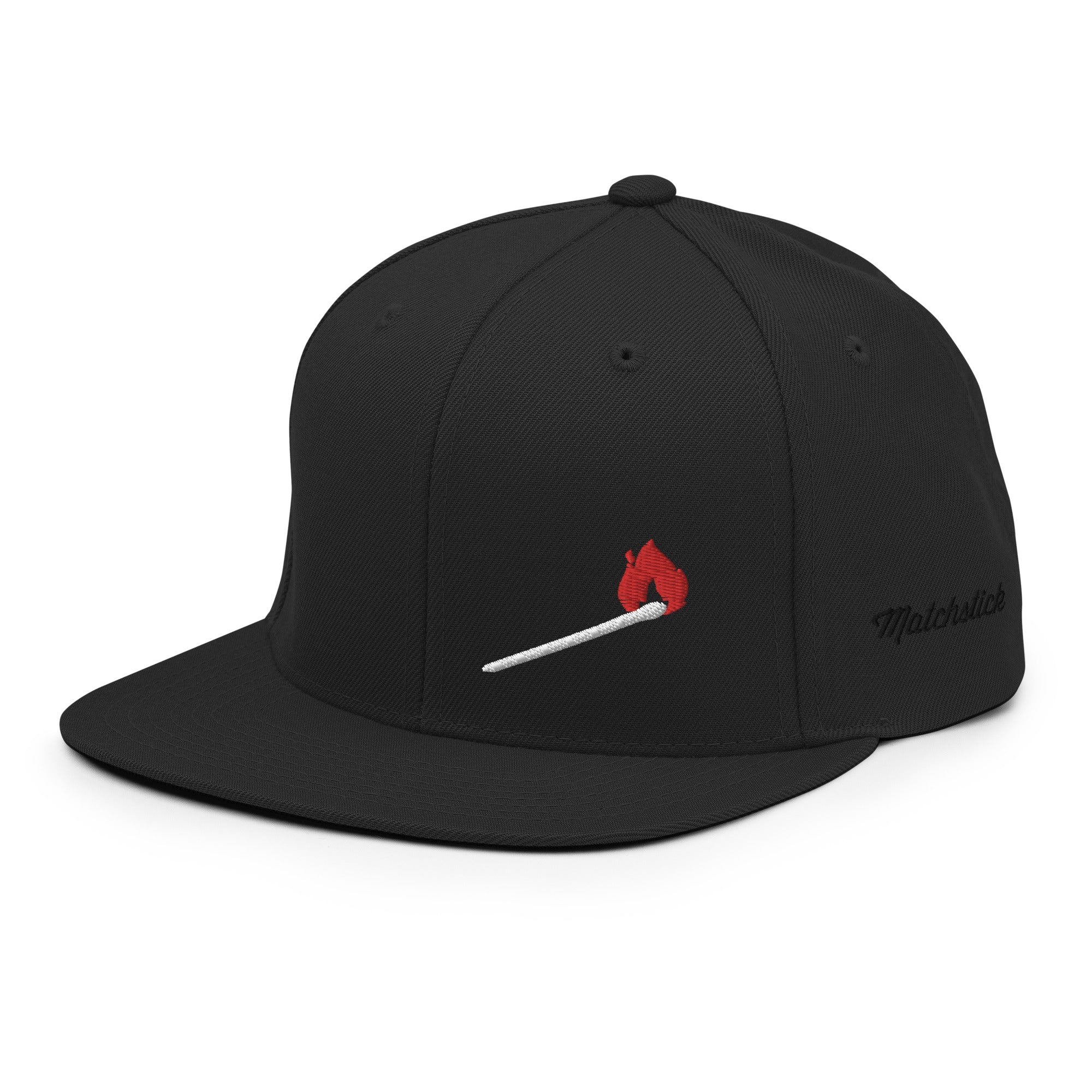 Light it Up - Flat Brim Wool Blend Snapback