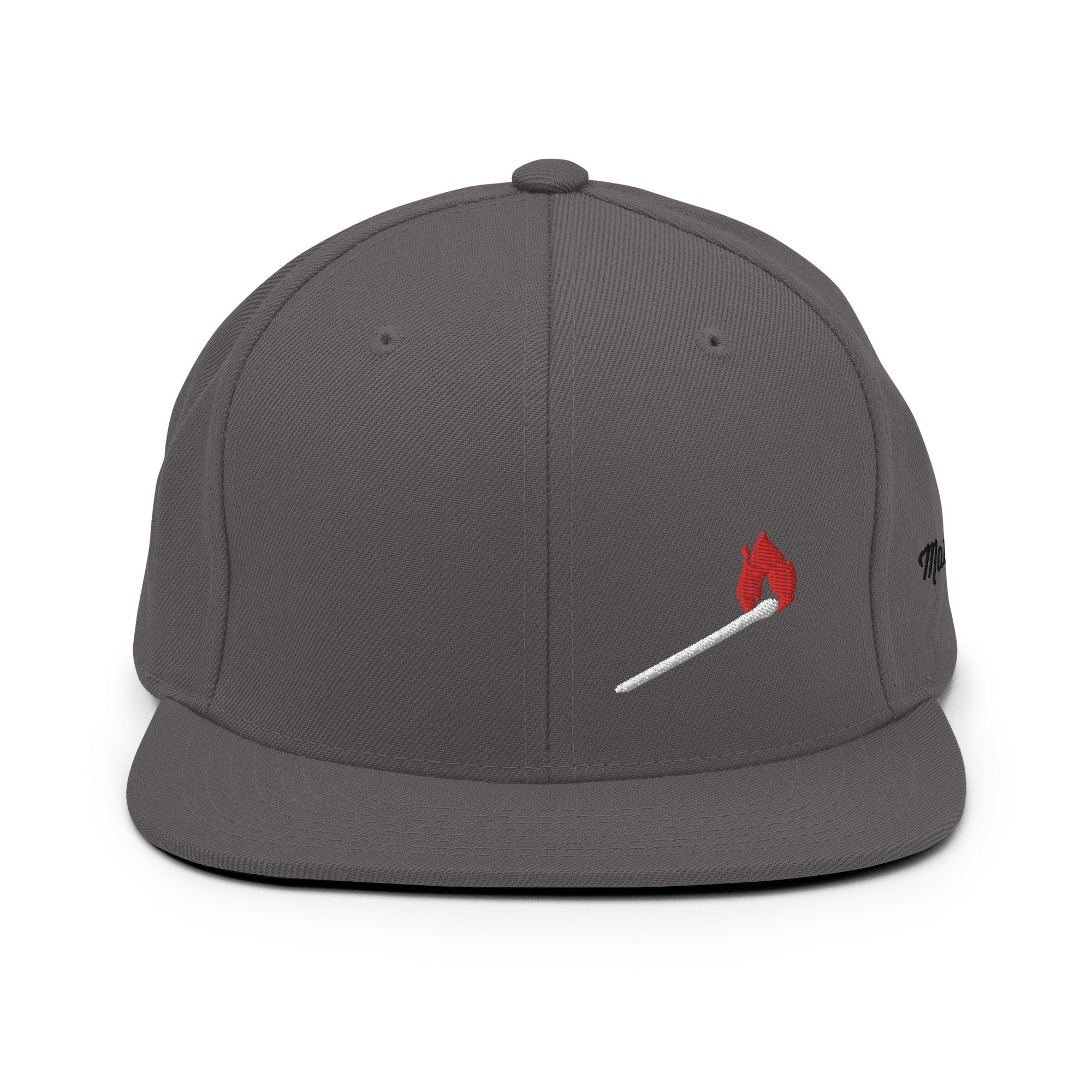 Light it Up - Flat Brim Wool Blend Snapback