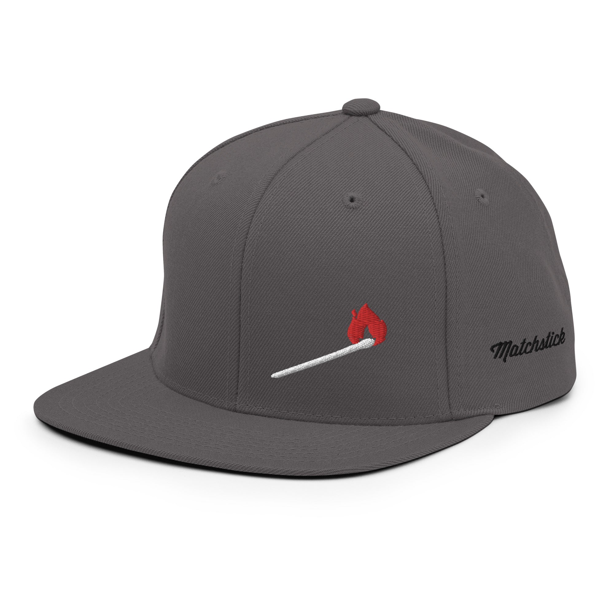 Light it Up - Flat Brim Wool Blend Snapback