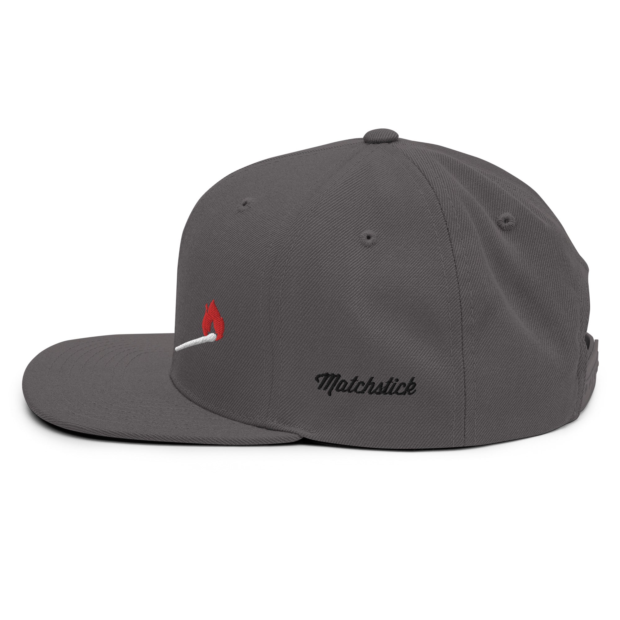 Light it Up - Flat Brim Wool Blend Snapback