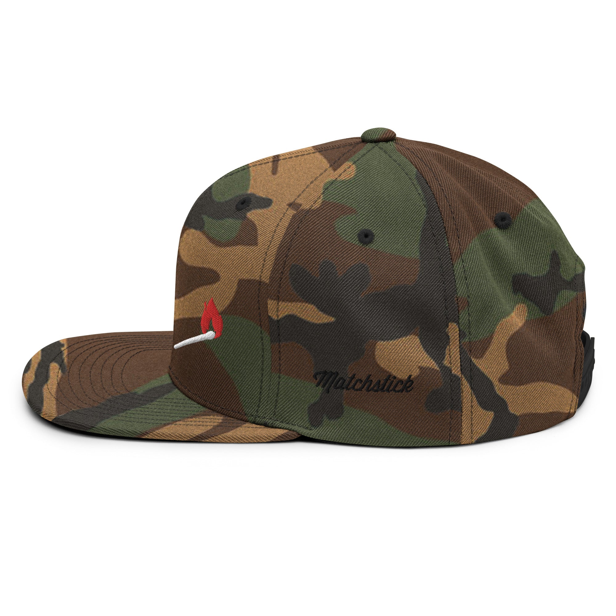 Light it Up - Flat Brim Wool Blend Snapback