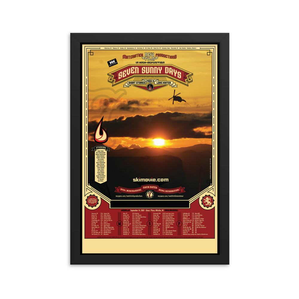 Seven Sunny Days - Framed Print (2007)