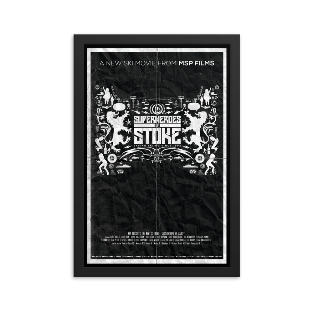 Superheroes of Stoke - Framed Print (2012)