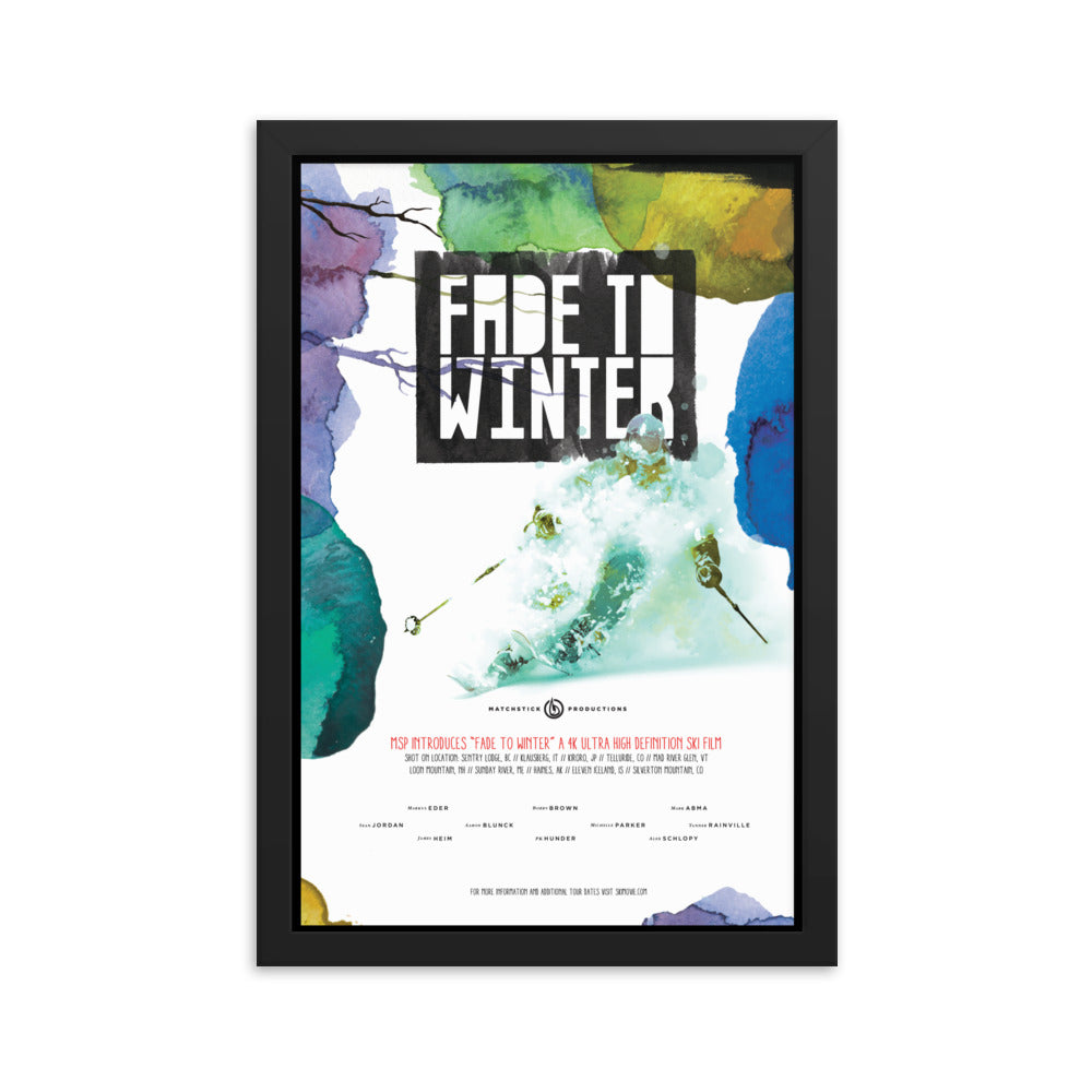 Fade To Winter - Framed Print (2015)