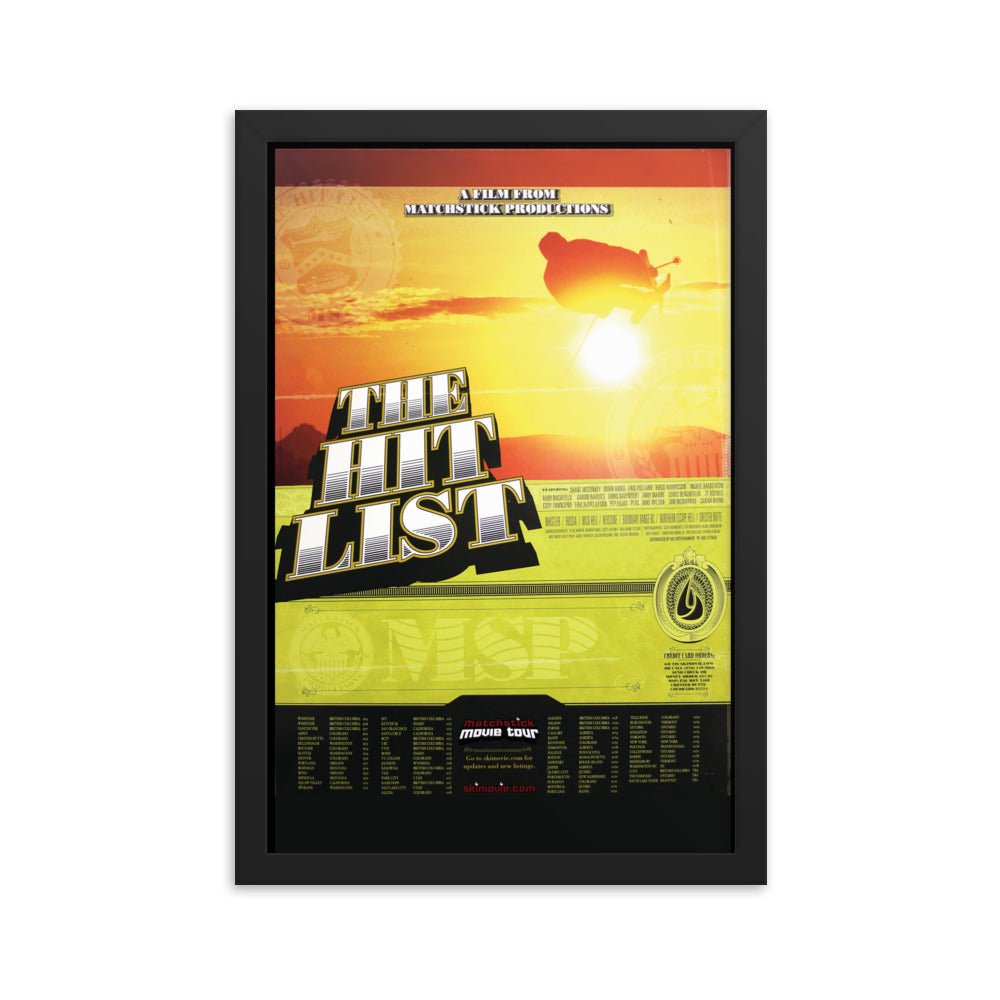 The Hit List - Framed Print (2005)