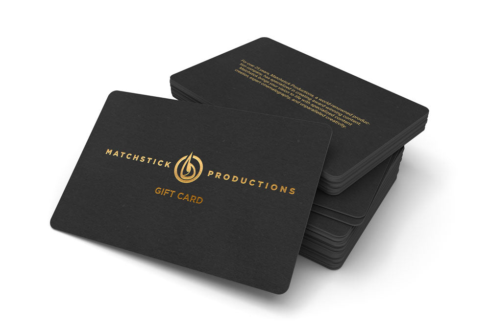Matchstick digital giftcard.