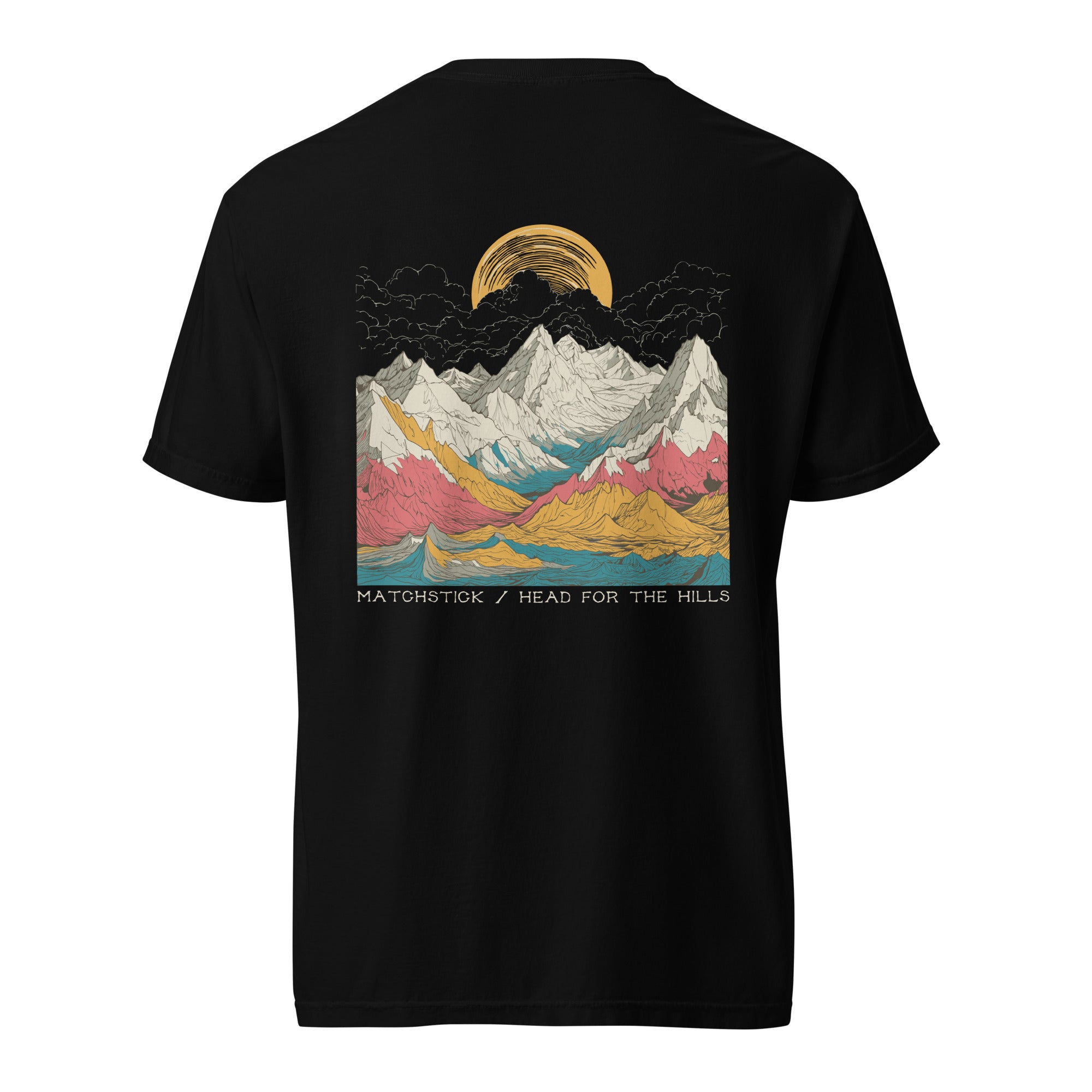 Head for the Hills - Unisex garment-dyed heavyweight t-shirt