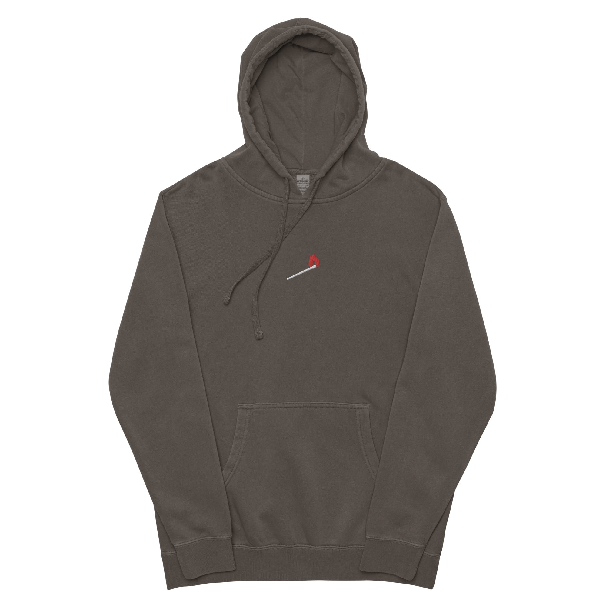 Light it Up - Embroidered Unisex pigment-dyed hoodie