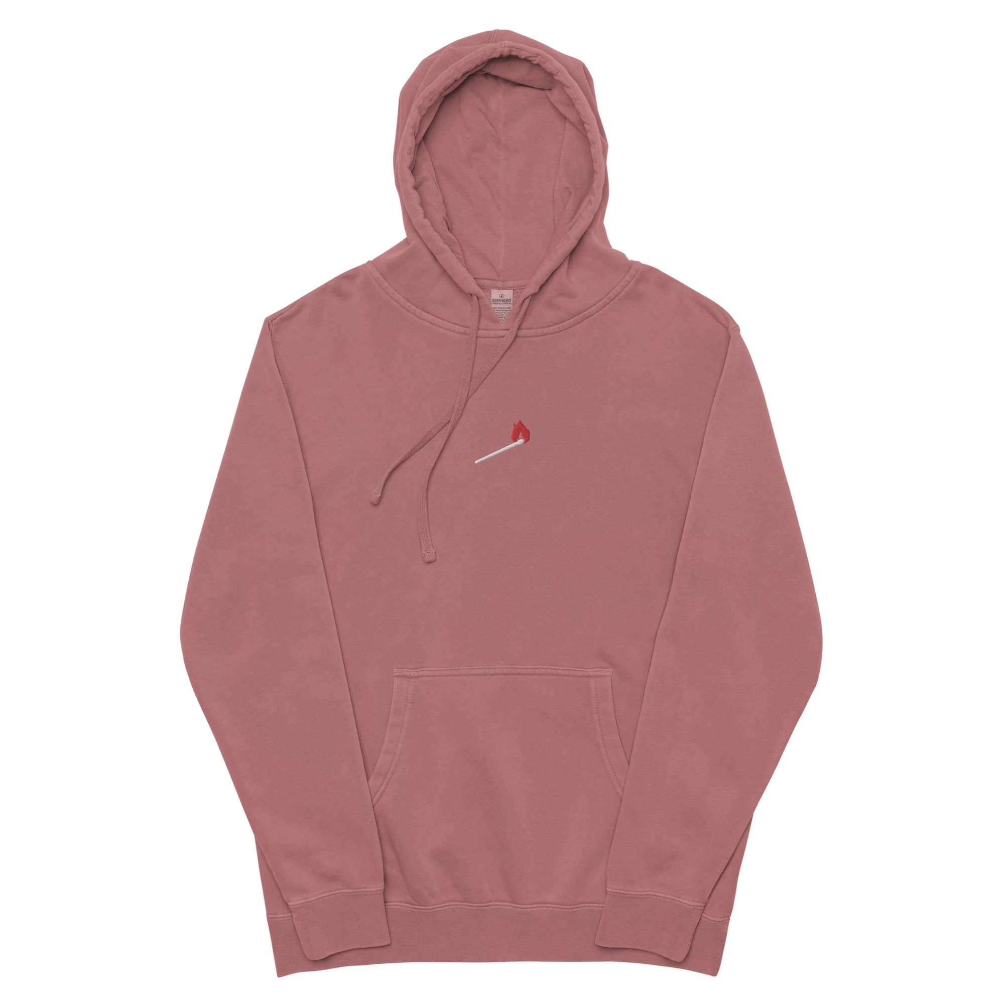 Light it Up - Embroidered Unisex pigment-dyed hoodie