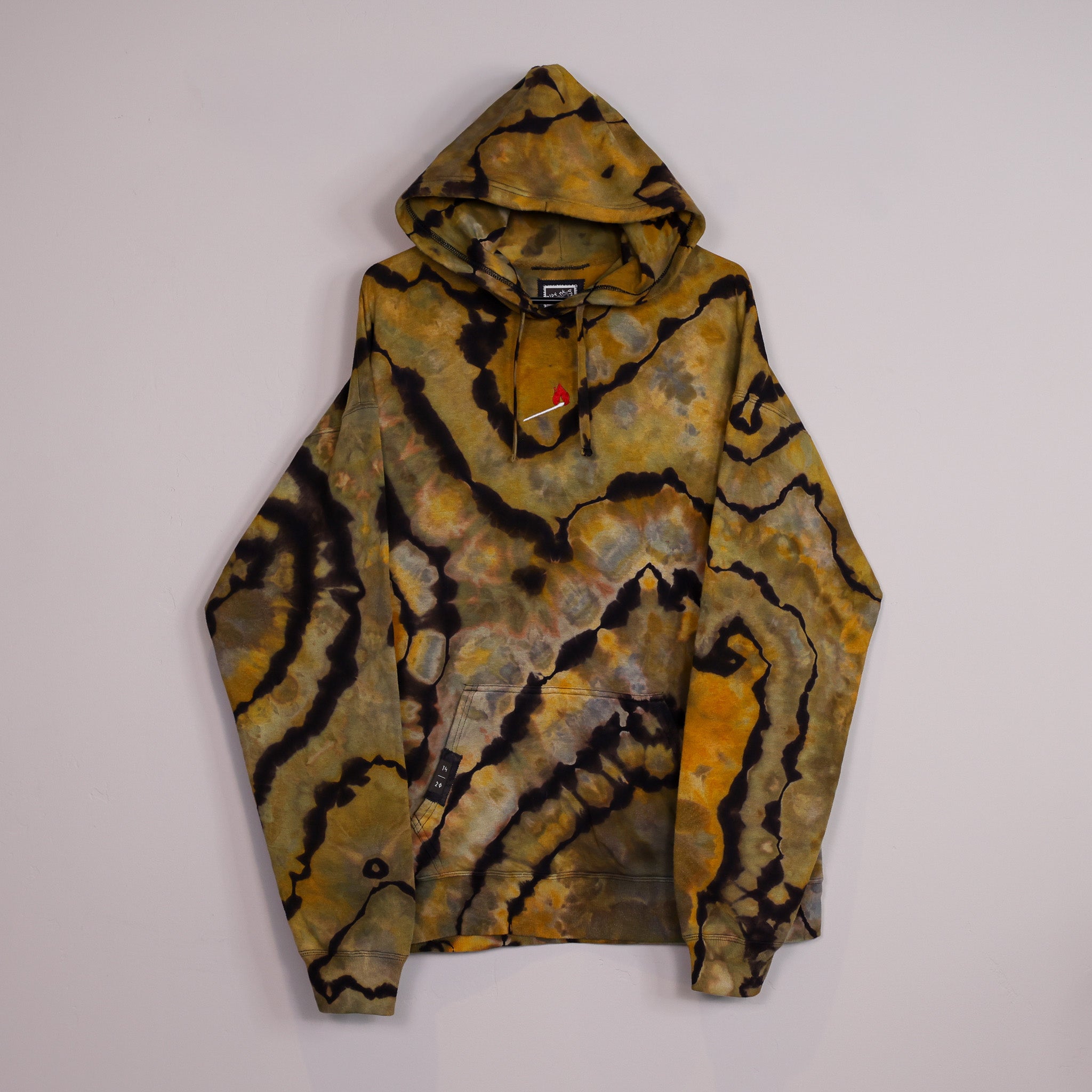 14/20 PEAK CAMO - Ride Me Dyes Hoodie (L)
