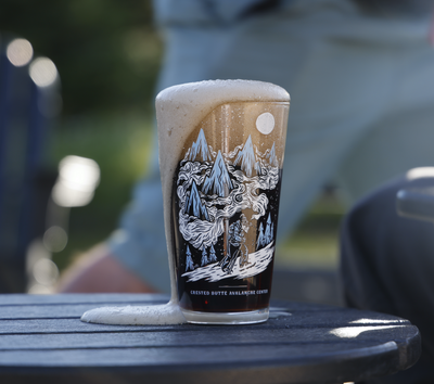 Matchstick x CBAC Collab - pint glass