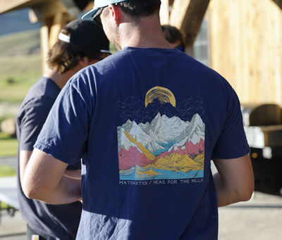 Head for the Hills - Unisex garment-dyed heavyweight t-shirt