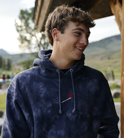 Light It Up - Champion tie-dye hoodie