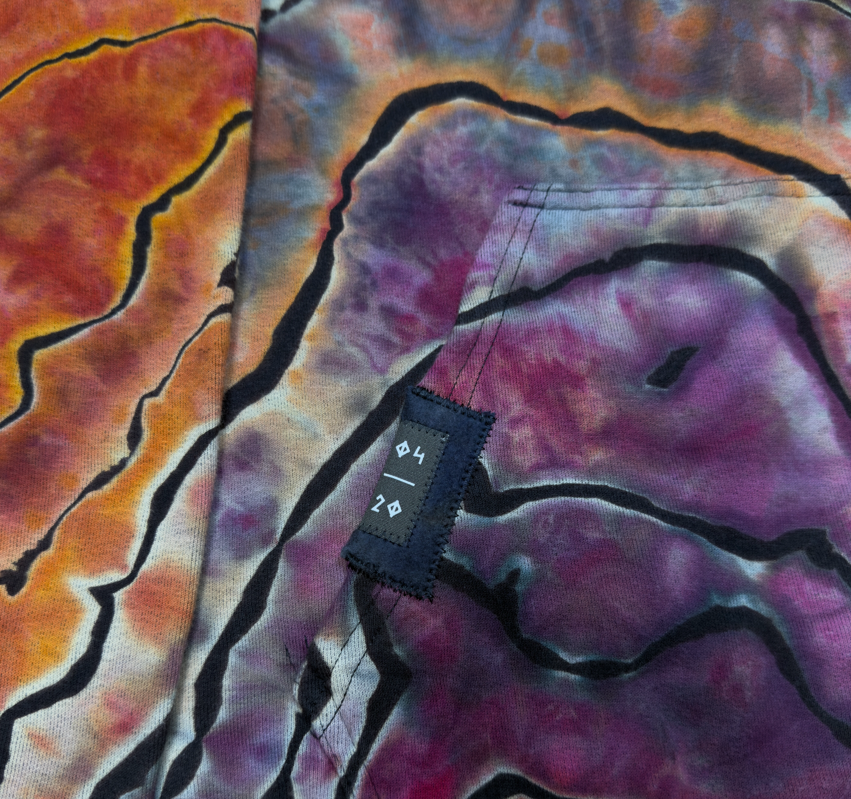 4/20 AFTER THE SNOWFALL - Ride Me Dyes Hoodie (M)