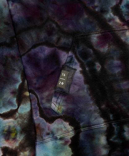 16/20 BLACK ICE - Ride Me Dyes Hoodie (XL)