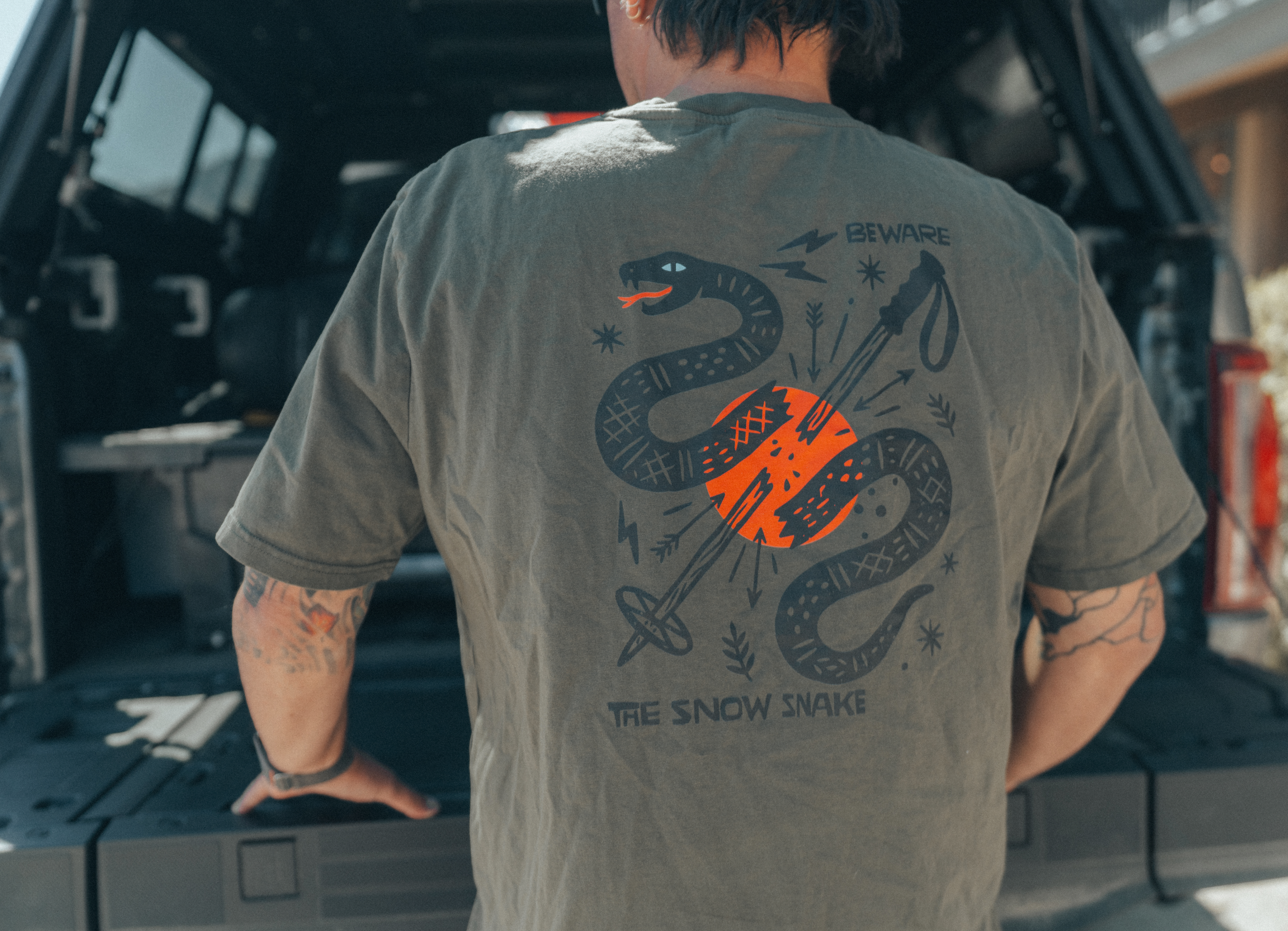 Snow Snake - Unisex organic t-shirt