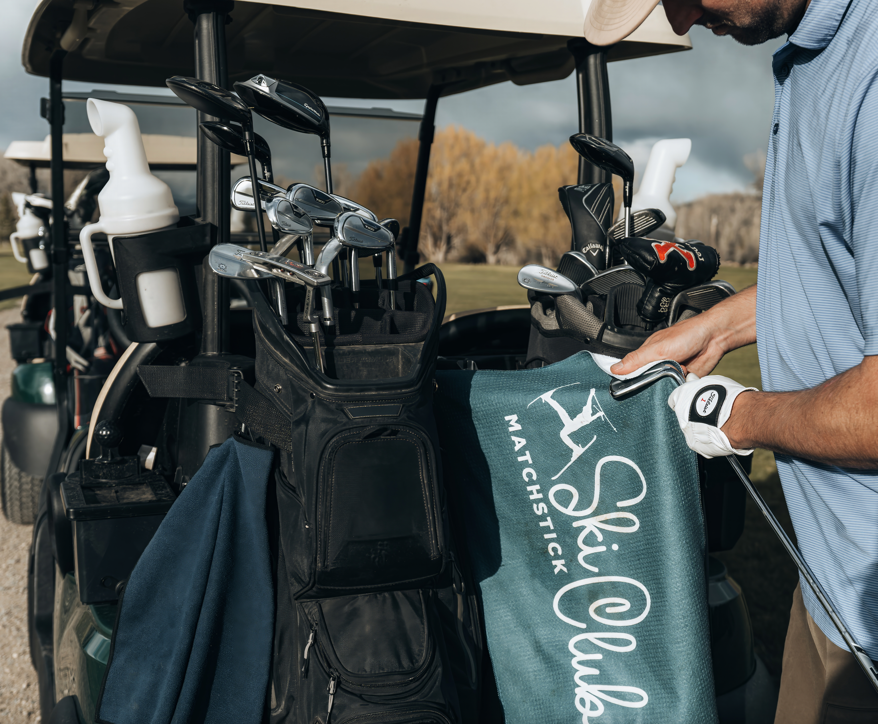 Matchstick Ski Club Golf Towel