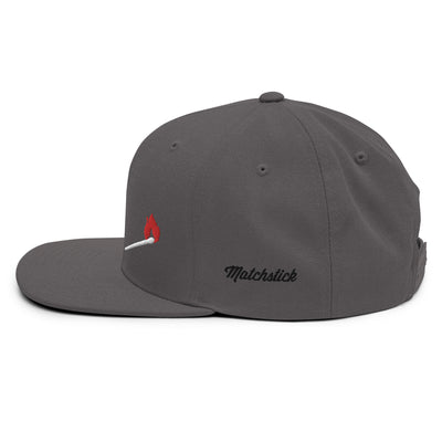 Light it Up - Flat Brim Wool Blend Snapback