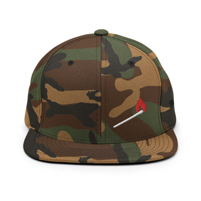 Light it Up - Flat Brim Wool Blend Snapback