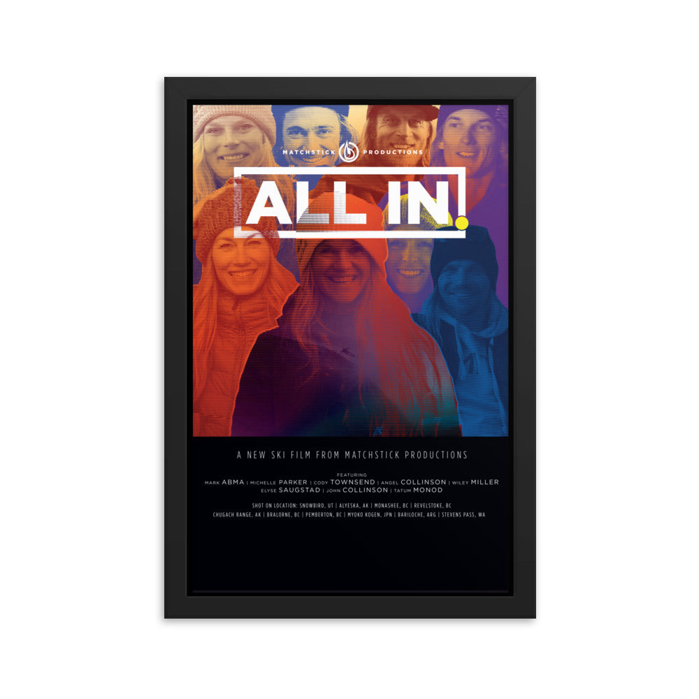 All In - Framed Print (2018)
