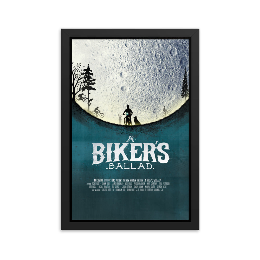A Bikers Ballad - Framed Print (2021)