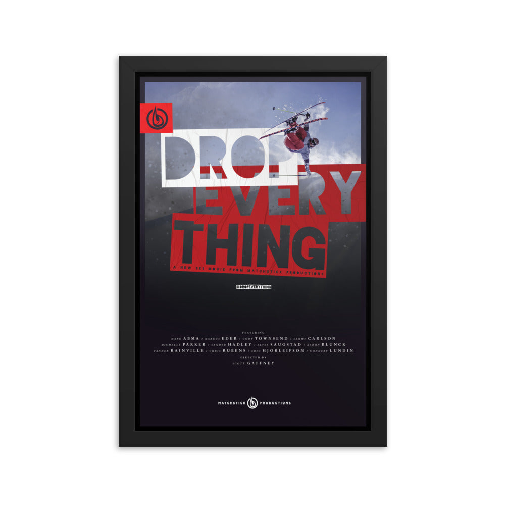 Drop Everything - Framed Print (2017)