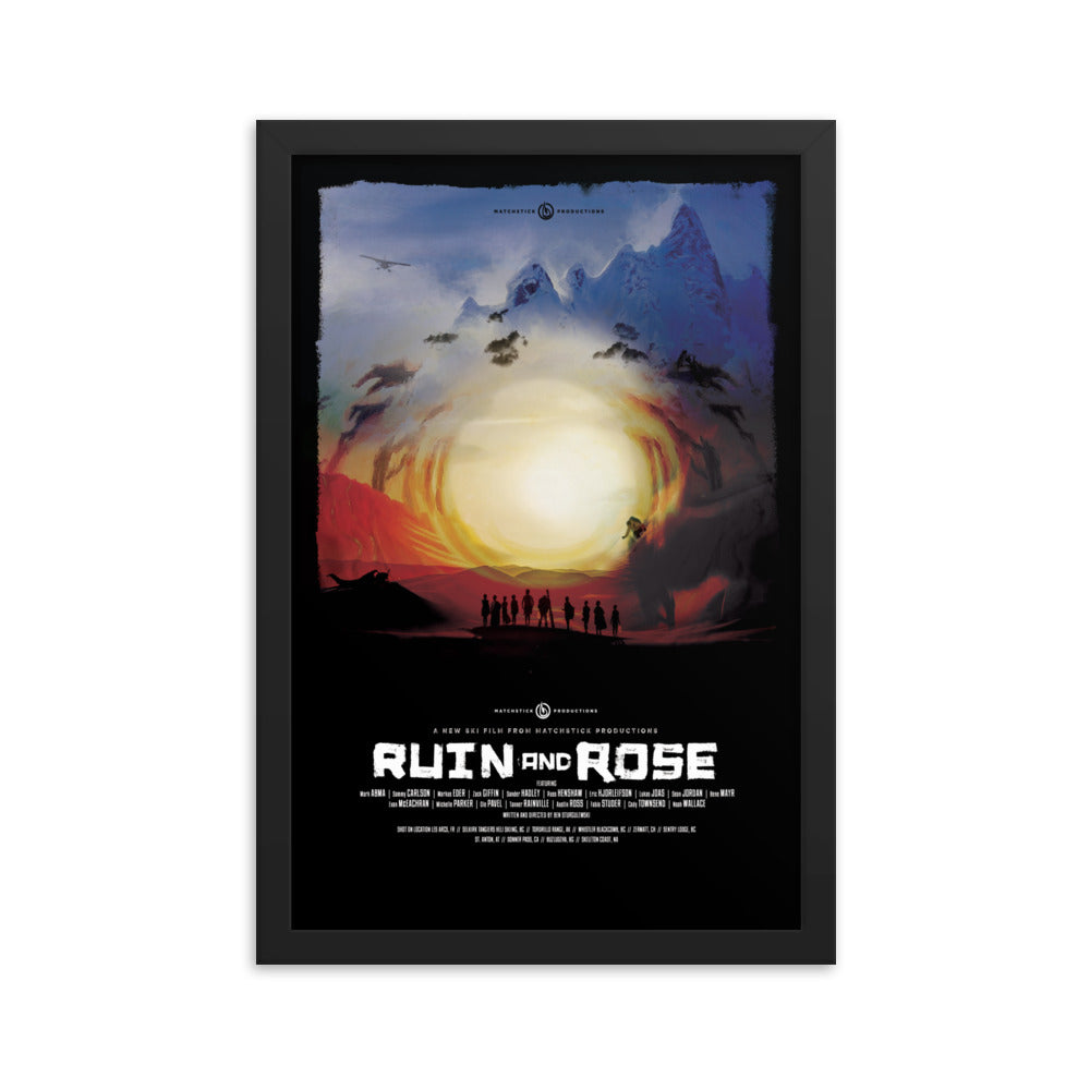 Ruin and Rose - Framed Print (2016)
