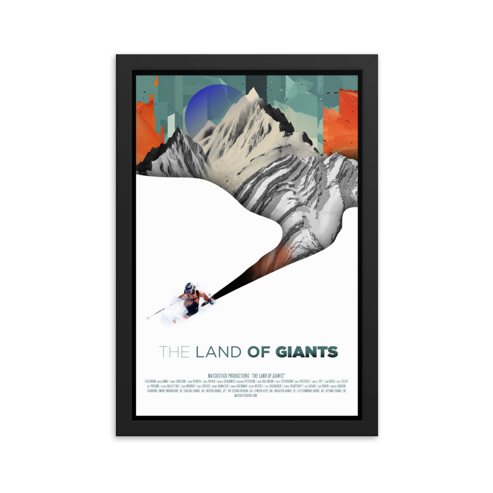 The Land of Giants - Framed Print (2023)
