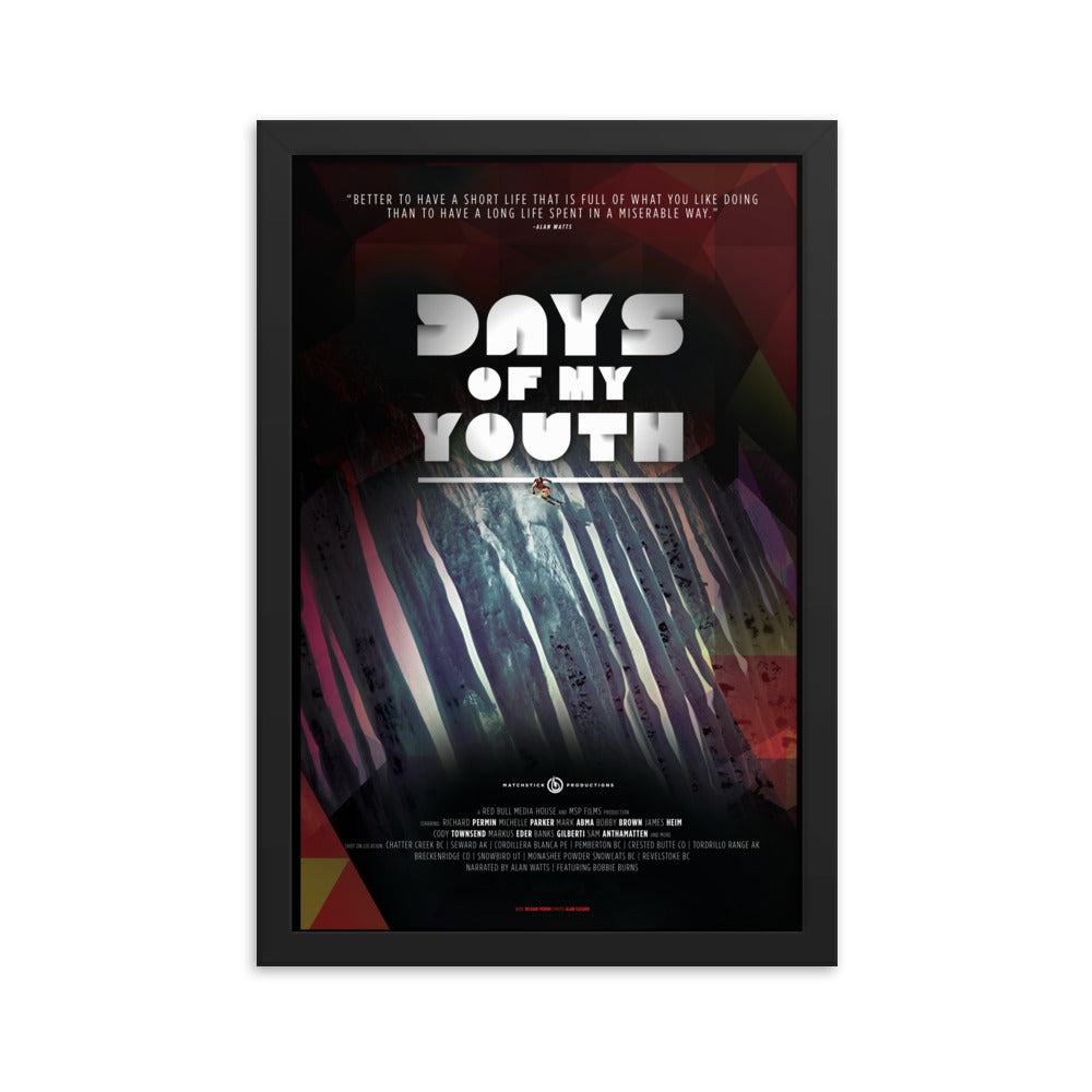 Days of My Youth - Framed Print (2014)