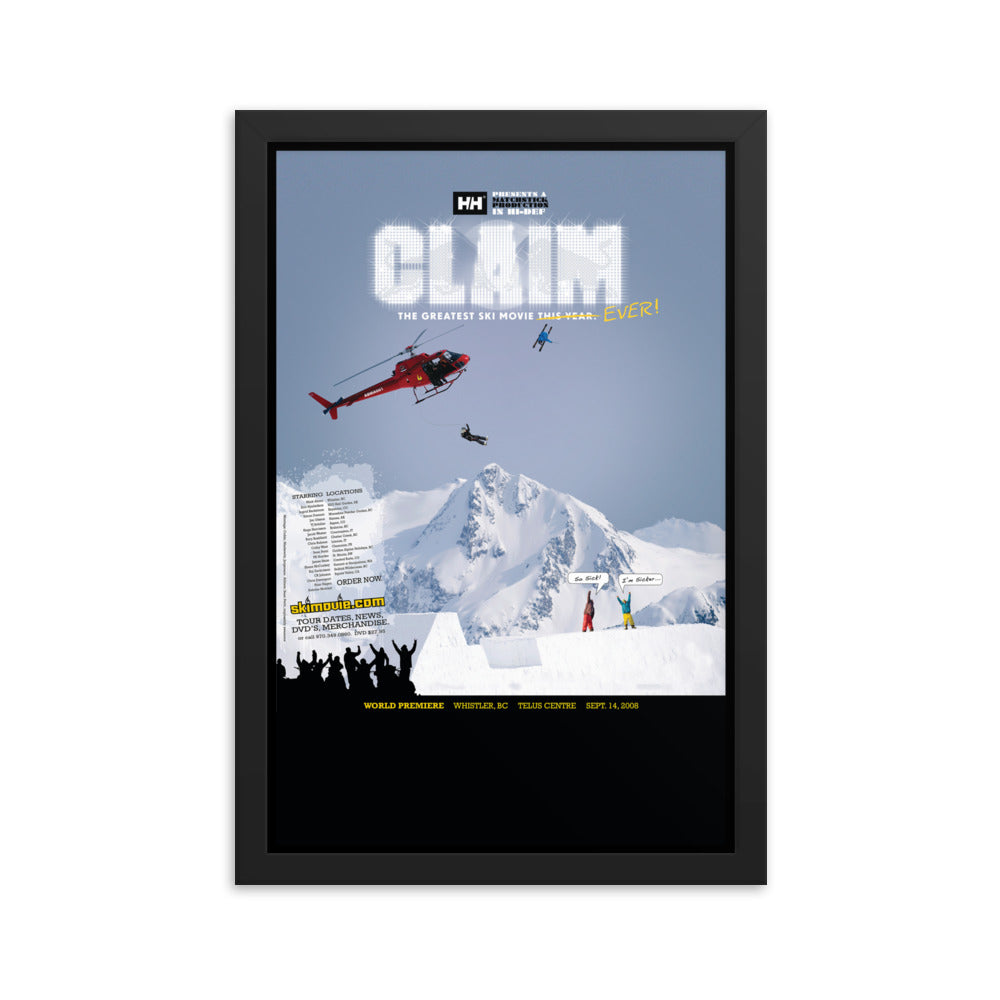 Claim - Framed Print (2008)