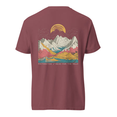 Head for the Hills - Unisex garment-dyed heavyweight t-shirt
