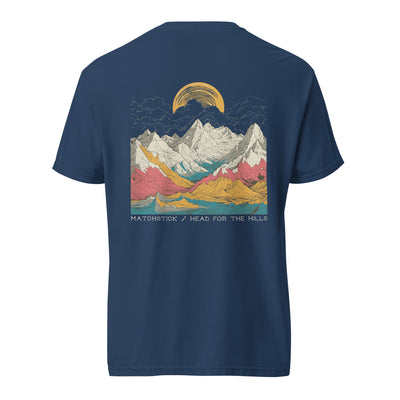 Head for the Hills - Unisex garment-dyed heavyweight t-shirt