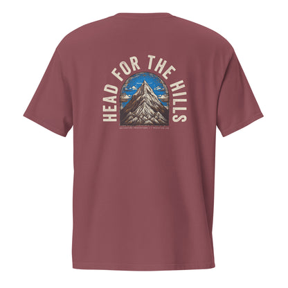 Head for the Hills - Pocket t-shirt Unisex garment-dyed