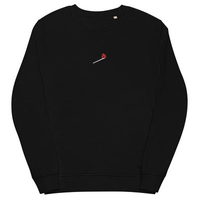 Light it Up - Embroidered Unisex organic sweatshirt