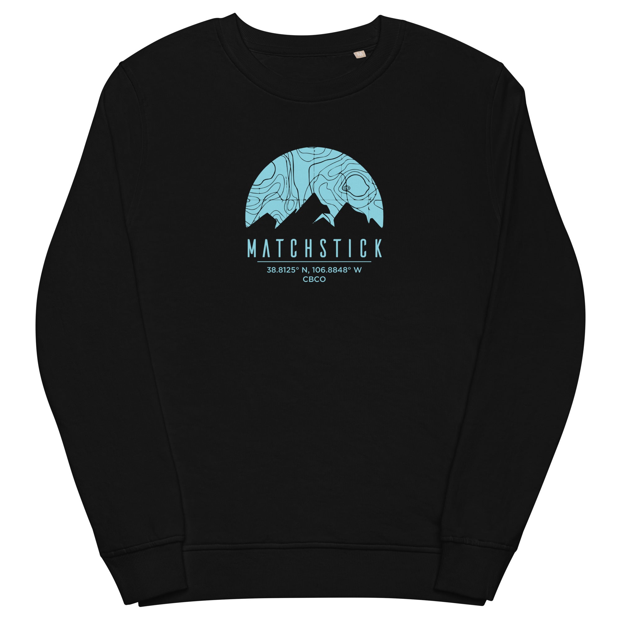 Mountain Topo - Unisex organic sweatshirt