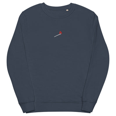 Light it Up - Embroidered Unisex organic sweatshirt