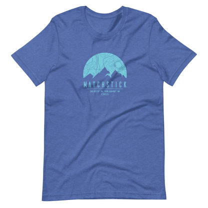 Mountain Topo - Unisex t-shirt