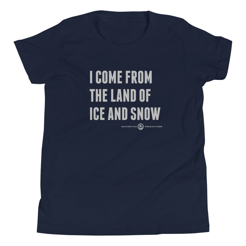 Land of Ice and Snow - Youth Short Sleeve T-Shirt