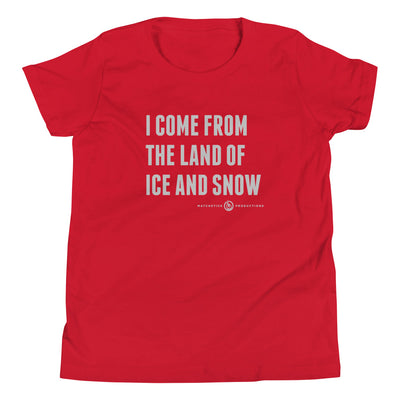 Land of Ice and Snow - Youth Short Sleeve T-Shirt